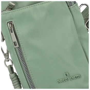 Dámská crossbody kabelka zelená - Enrico Benetti Kiera