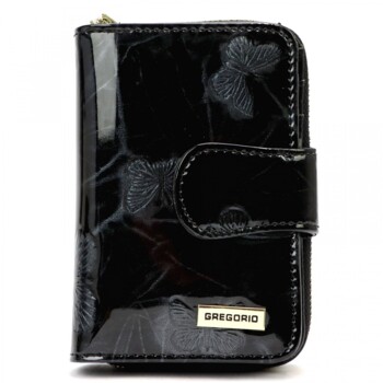Dámská kožená peněženka černá - Gregorio Allis