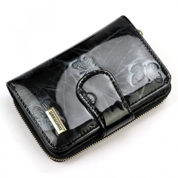 Dámská kožená peněženka černá - Gregorio Allis