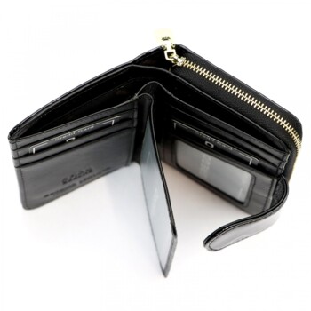 Dámská kožená peněženka černá - Gregorio Allis