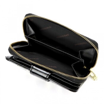 Dámská kožená peněženka černá - Gregorio Allis