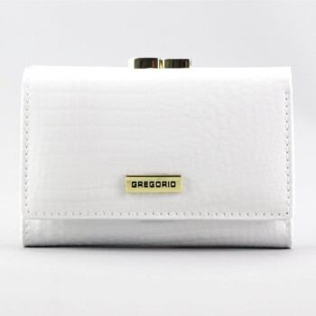 Dámská kožená peněženka bílá - Gregorio Oxana