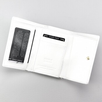 Dámská kožená peněženka bílá - Gregorio Oxana