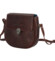 Dámská kožená crossbody kabelka hnědá - Greenwood Wika