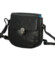 Dámská kožená crossbody kabelka černá - Greenwood Wika