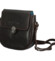 Dámská kožená crossbody kabelka tmavě hnědá - Greenwood Wika