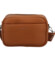 Dámská crossbody kabelka koňaková hnědá - MaxFly Merita