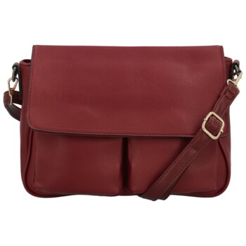 Dámská crossbody kabelka vínová - Firenze Samira