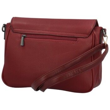 Dámská crossbody kabelka vínová - Firenze Samira