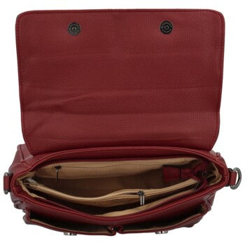 Dámská crossbody kabelka vínová - Firenze Samira