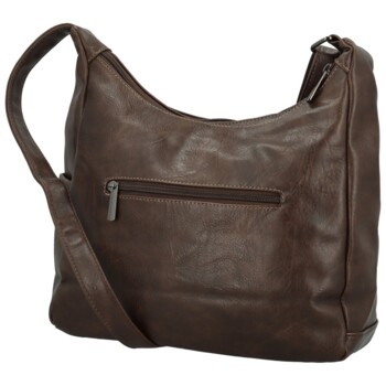 Dámská crossbody kabelka coffee - Firenze Ricco