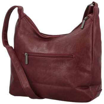 Dámská crossbody kabelka vínová - Firenze Ricco