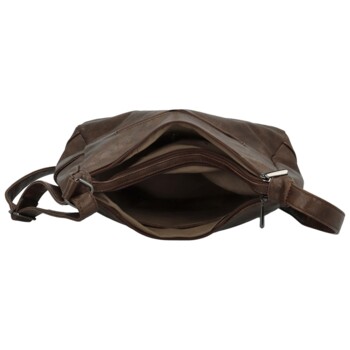 Dámská crossbody kabelka coffee - Firenze Wieke