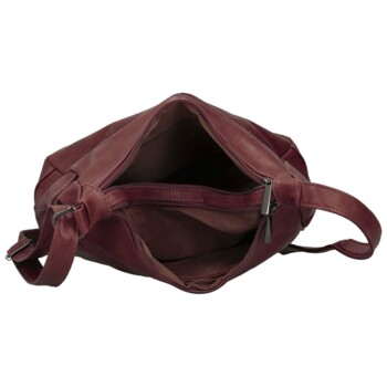 Dámská crossbody kabelka vínová - Firenze Wieke
