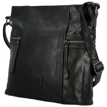 Dámská crossbody kabelka černá - Firenze Jamia