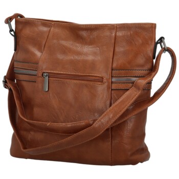 Dámská crossbody kabelka hnědá - Firenze Jamia
