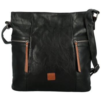 Dámská crossbody kabelka hnědá/černá - Firenze Jamia