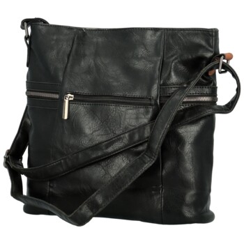 Dámská crossbody kabelka hnědá/černá - Firenze Jamia