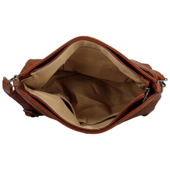 Dámská crossbody kabelka hnědá - Firenze Renagi