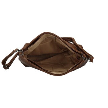 Dámská crossbody kabelka tmavě hnědá - Firenze Renagi