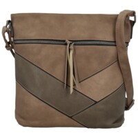Dámská crossbody kabelka tmavě béžová - Firenze Rishi