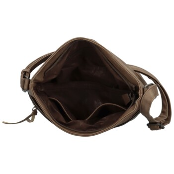 Dámská crossbody kabelka taupe - Firenze Shira