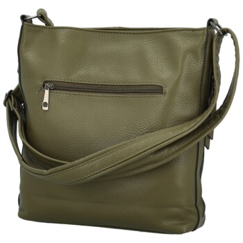 Dámská crossbody kabelka tmavě zelená - Firenze Rosalie