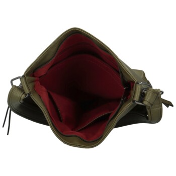 Dámská crossbody kabelka tmavě zelená - Firenze Rosalie