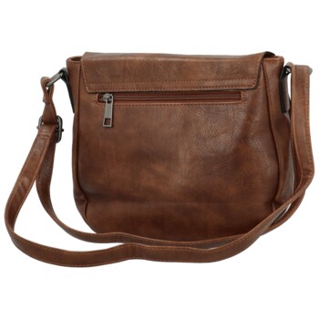Dámská crossbody kabelka kávově hnědá - Firenze Maiami