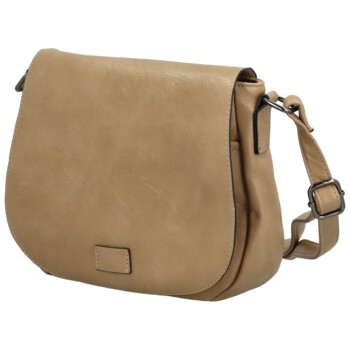 Dámská crossbody kabelka tmavě béžová - Firenze Maiami