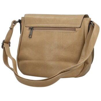 Dámská crossbody kabelka tmavě béžová - Firenze Maiami