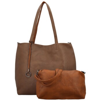 Dámský set kabelek khaki/hnědý - MaxFly Areti
