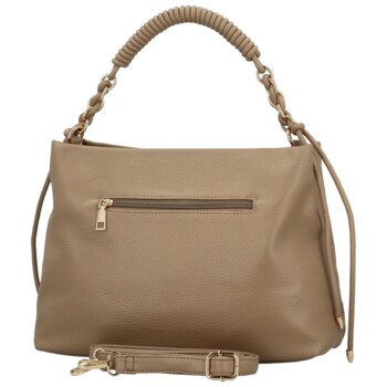 Dámská kabelka do ruky taupe - MaxFly Eugenie