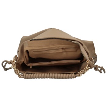 Dámská kabelka do ruky taupe - MaxFly Eugenie