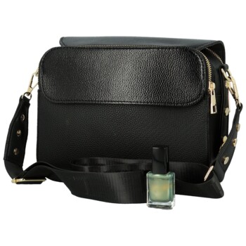 Dámská crossbody kabelka černá - Laura Biaggi Wiana