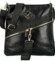 Dámská crossbody kabelka černá - Laura Biaggi Latoya
