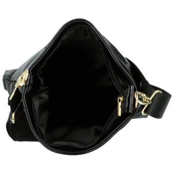Dámská crossbody kabelka černá - Laura Biaggi Latoya