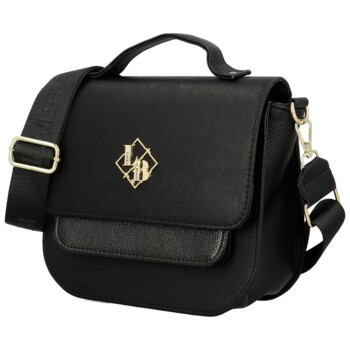Dámská crossbody kabelka černá - Laura Biaggi Daneliya