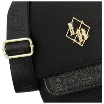 Dámská crossbody kabelka černá - Laura Biaggi Daneliya