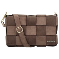 Dámská crossbody kabelka taupe - Laura Biaggi Fabia