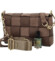 Dámská crossbody kabelka taupe - Laura Biaggi Fabia