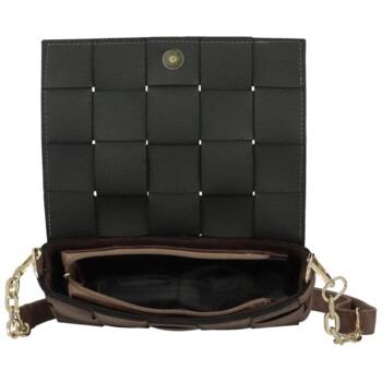 Dámská crossbody kabelka taupe - Laura Biaggi Fabia