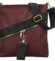 Dámská crossbody kabelka vínová - Laura Biaggi Latoya