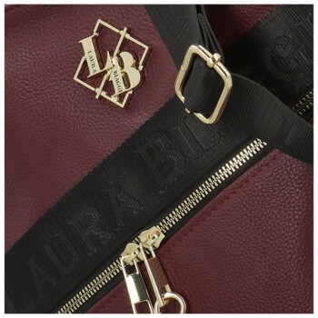 Dámská crossbody kabelka vínová - Laura Biaggi Latoya