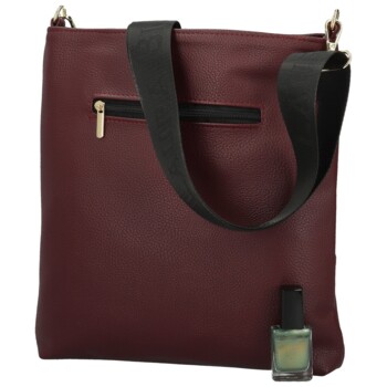 Dámská crossbody kabelka vínová - Laura Biaggi Latoya