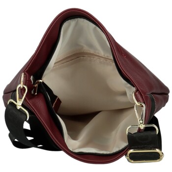 Dámská crossbody kabelka vínová - Laura Biaggi Latoya