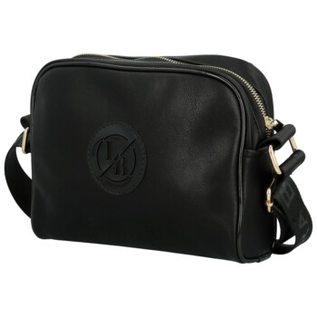 Dámská crossbody kabelka černá - Laura Biaggi Tasilo
