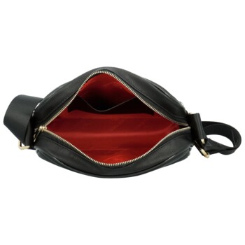 Dámská crossbody kabelka černá - Laura Biaggi Tasilo
