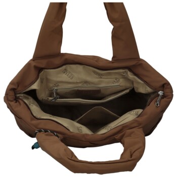 Dámská kabelka na rameno coffee - Coveri Alvina