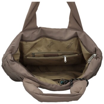 Dámská kabelka na rameno taupe - Coveri Alvina